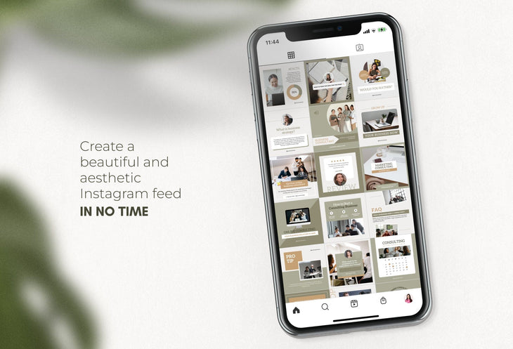 Ladystrategist 30 Business Consulting Instagram Post Canva Templates V2 instagram canva templates social media templates etsy free canva templates