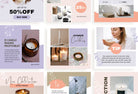 Ladystrategist 30 Candle Makers Instagram Post Canva Templates V2 instagram canva templates social media templates etsy free canva templates