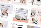 Ladystrategist 30 Candle Makers Instagram Post Canva Templates V2 instagram canva templates social media templates etsy free canva templates