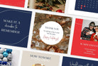Ladystrategist 30 Christmas Instagram Post Canva Templates V3 instagram canva templates social media templates etsy free canva templates