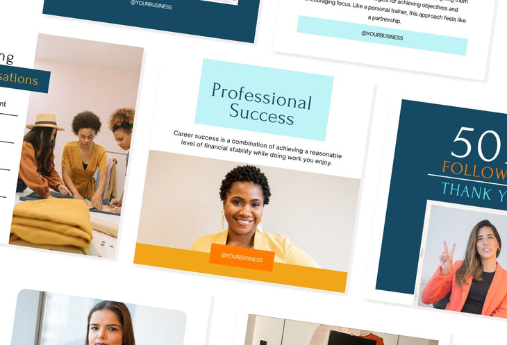 Ladystrategist 30 Coach Instagram Post Canva Templates instagram canva templates social media templates etsy free canva templates