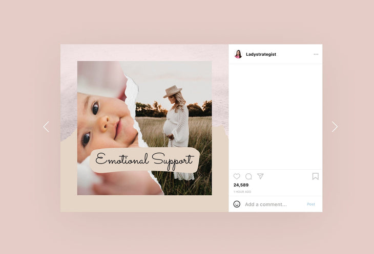 Ladystrategist 30 Doula Instagram Post Canva Templates instagram canva templates social media templates etsy free canva templates