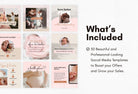 Ladystrategist 30 Doula Instagram Post Canva Templates instagram canva templates social media templates etsy free canva templates