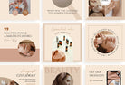 Ladystrategist 30 Esthetician Instagram Post Canva Templates instagram canva templates social media templates etsy free canva templates