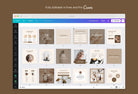 Ladystrategist 30 Facials Instagram Engagement Post Canva Templates instagram canva templates social media templates etsy free canva templates