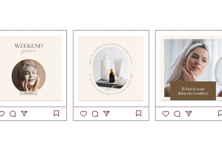 Ladystrategist 30 Facials Instagram Engagement Post Canva Templates instagram canva templates social media templates etsy free canva templates