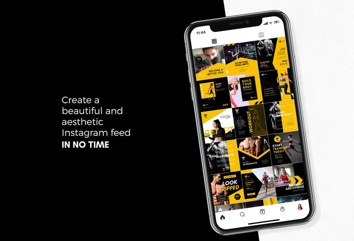 Ladystrategist 30 Fitness Instagram Engagement Post Canva Templates instagram canva templates social media templates etsy free canva templates
