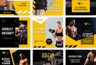 Ladystrategist 30 Fitness Instagram Engagement Post Canva Templates instagram canva templates social media templates etsy free canva templates