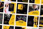 Ladystrategist 30 Fitness Instagram Engagement Post Canva Templates instagram canva templates social media templates etsy free canva templates