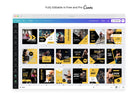Ladystrategist 30 Fitness Instagram Engagement Post Canva Templates instagram canva templates social media templates etsy free canva templates