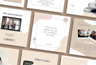 Ladystrategist 30 Fitness Instagram Post Canva Templates instagram canva templates social media templates etsy free canva templates