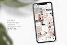 Ladystrategist 30 Fitness Instagram Post Canva Templates instagram canva templates social media templates etsy free canva templates