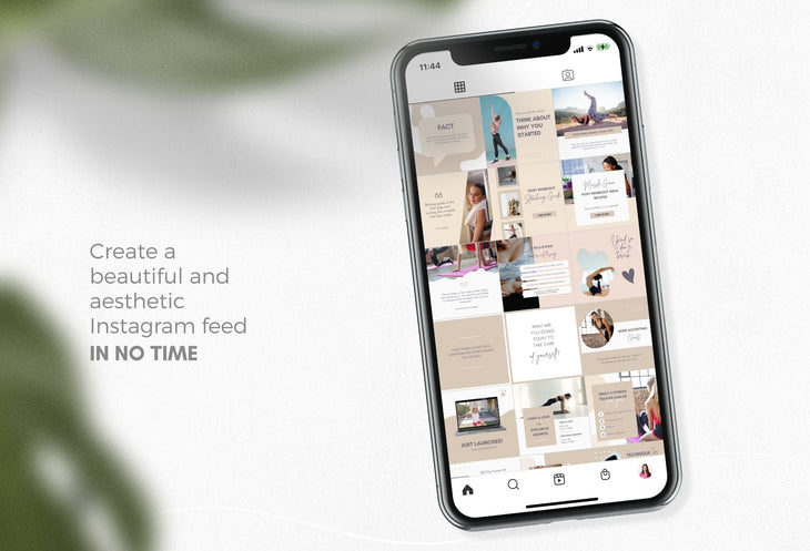Ladystrategist 30 Fitness Instagram Post Canva Templates instagram canva templates social media templates etsy free canva templates