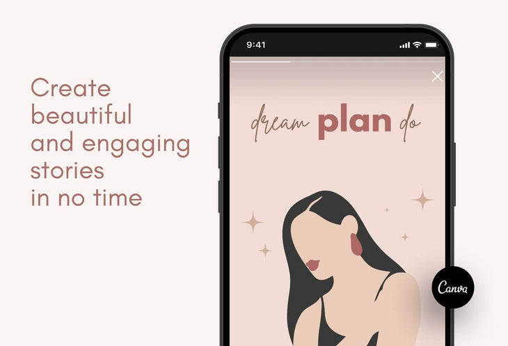 Ladystrategist 30 Girl Boss Instagram Stories Quotes instagram canva templates social media templates etsy free canva templates