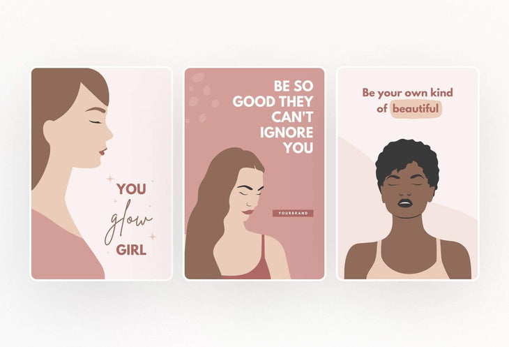 Ladystrategist 30+ Girl Boss Pins Quotes - Editable Canva Templates instagram canva templates social media templates etsy free canva templates