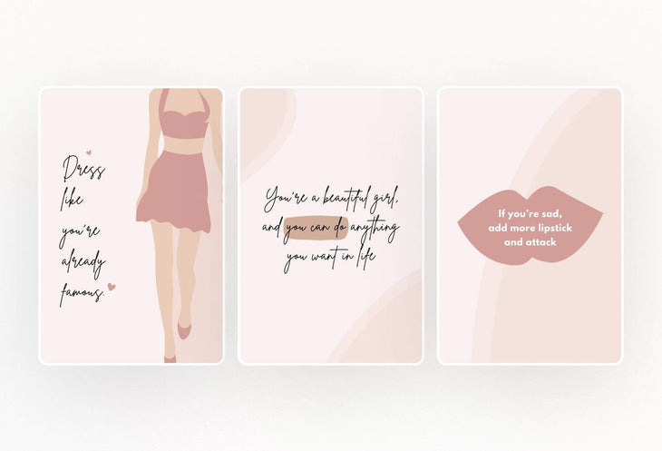 Ladystrategist 30+ Girl Boss Pins - Editable Canva Templates Pack 02 instagram canva templates social media templates etsy free canva templates