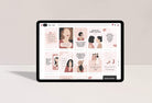 Ladystrategist 30+ Girl Boss Pins - Editable Canva Templates Pack 02 instagram canva templates social media templates etsy free canva templates