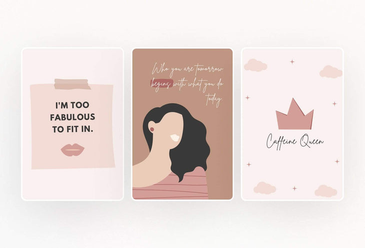 Ladystrategist 30+ Girl Boss Pins - Editable Canva Templates Pack 02 instagram canva templates social media templates etsy free canva templates