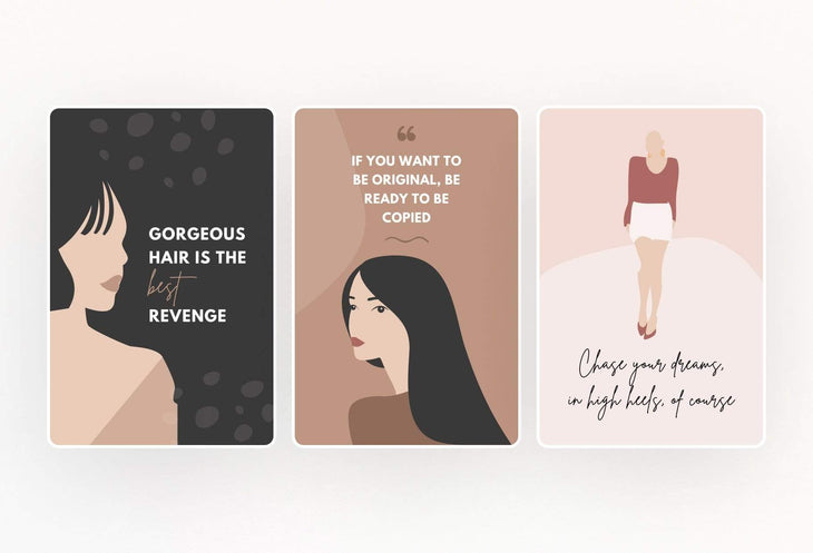 Ladystrategist 30+ Girl Boss Pins - Editable Canva Templates Pack 02 instagram canva templates social media templates etsy free canva templates