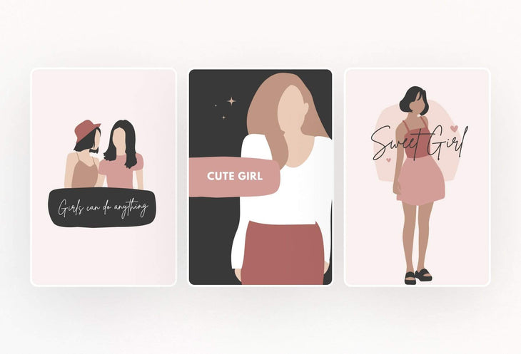 Ladystrategist 30+ Girl Boss Pins Quotes - Editable Canva Templates Rose Gold instagram canva templates social media templates etsy free canva templates