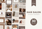 Ladystrategist 30 Hair Salon Instagram Post Canva Templates instagram canva templates social media templates etsy free canva templates