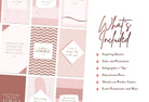 Ladystrategist 30 Instagram Engagement Stories - Rose Gold Pack 02 instagram canva templates social media templates etsy free canva templates