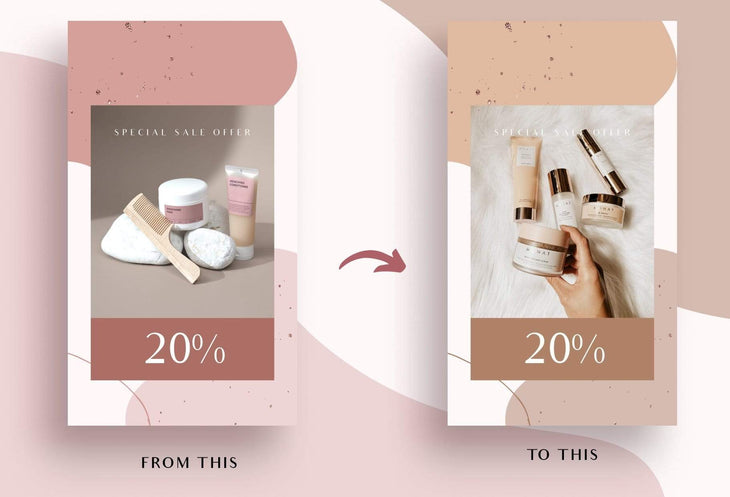 Ladystrategist 30 Instagram Engagement Stories - Rose Gold Pack 02 instagram canva templates social media templates etsy free canva templates