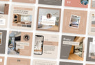 Ladystrategist 30 Interior Designer Instagram Post Canva Templates V2 instagram canva templates social media templates etsy free canva templates
