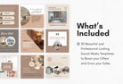 Ladystrategist 30 Interior Designer Instagram Post Canva Templates V2 instagram canva templates social media templates etsy free canva templates
