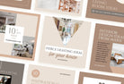 Ladystrategist 30 Interior Designer Instagram Post Canva Templates V2 instagram canva templates social media templates etsy free canva templates