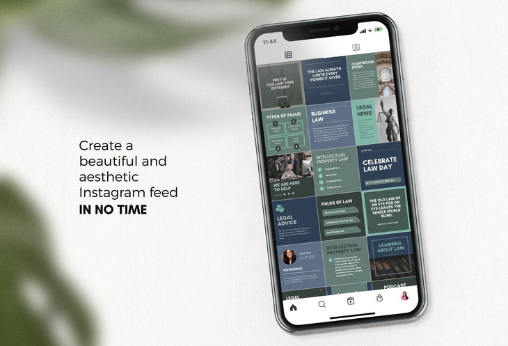 Ladystrategist 30 Law Instagram Post Canva Templates V2 instagram canva templates social media templates etsy free canva templates