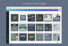 Ladystrategist 30 Law Instagram Post Canva Templates V2 instagram canva templates social media templates etsy free canva templates
