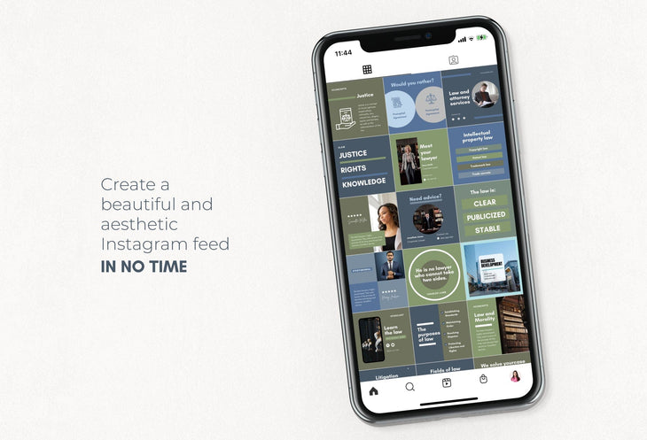 Ladystrategist 30 Law Instagram Post Canva Templates V3 instagram canva templates social media templates etsy free canva templates