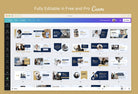 Ladystrategist 30 LinkedIn Posts Canva Templates Bundle instagram canva templates social media templates etsy free canva templates