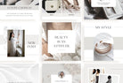 Ladystrategist 30 Luxurious Lifestyle Instagram Post Canva Templates V2 instagram canva templates social media templates etsy free canva templates