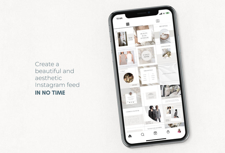 Ladystrategist 30 Luxurious Lifestyle Instagram Post Canva Templates V2 instagram canva templates social media templates etsy free canva templates