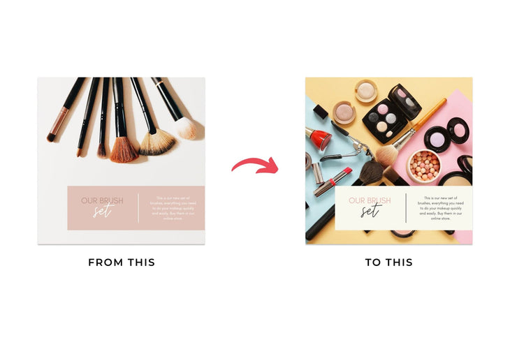 Ladystrategist 30 Makeup Instagram Post Canva Templates instagram canva templates social media templates etsy free canva templates