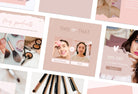 Ladystrategist 30 Makeup Instagram Post Canva Templates instagram canva templates social media templates etsy free canva templates