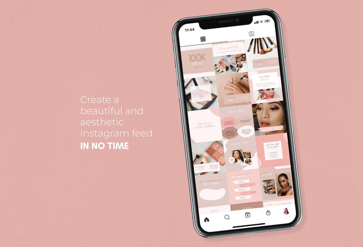 Ladystrategist 30 Makeup Instagram Post Canva Templates instagram canva templates social media templates etsy free canva templates