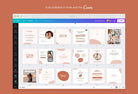 Ladystrategist 30 Mindset Instagram Post Canva Templates instagram canva templates social media templates etsy free canva templates