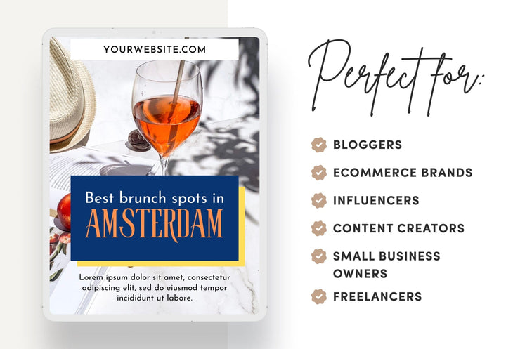 Ladystrategist 30 Modern Pinterest Canva Template Bundle instagram canva templates social media templates etsy free canva templates