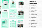 Ladystrategist 30-Page Coaching Program Package Canva Template Chartreuse Style instagram canva templates social media templates etsy free canva templates