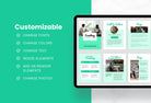 Ladystrategist 30-Page Coaching Program Package Canva Template Chartreuse Style instagram canva templates social media templates etsy free canva templates
