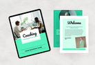 Ladystrategist 30-Page Coaching Program Package Canva Template Chartreuse Style instagram canva templates social media templates etsy free canva templates