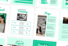 Ladystrategist 30-Page Coaching Program Package Canva Template Chartreuse Style instagram canva templates social media templates etsy free canva templates
