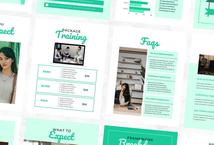 Ladystrategist 30-Page Coaching Program Package Canva Template Chartreuse Style instagram canva templates social media templates etsy free canva templates
