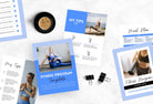 Ladystrategist 30 Page Fitness Program Template Violet Sky Editable Canva Templates instagram canva templates social media templates etsy free canva templates