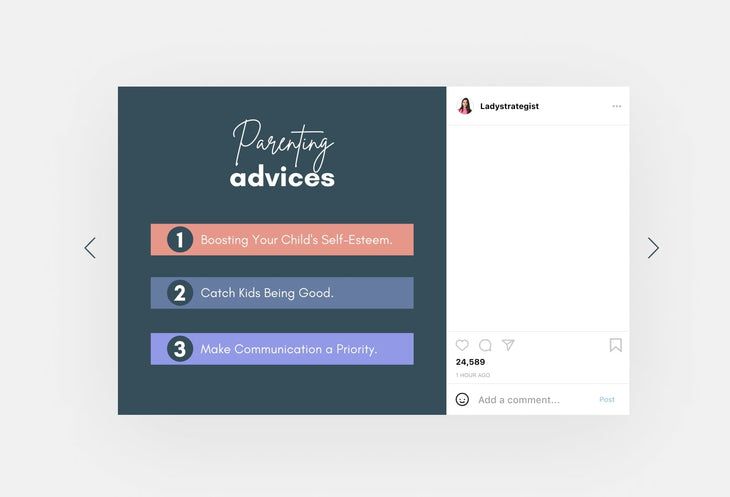 Ladystrategist 30 Parenting Instagram Post Canva Templates instagram canva templates social media templates etsy free canva templates