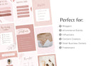 Ladystrategist 30+ Pinterest Engagement Pins - Editable Canva Templates Rose Gold instagram canva templates social media templates etsy free canva templates