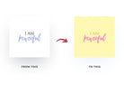 Ladystrategist 30 Positive Affirmations Instagram Post Canva Templates instagram canva templates social media templates etsy free canva templates